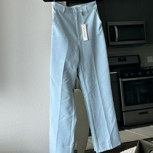 MESHKI SKY BLUE CHARLIZE CIGARETTE PANT